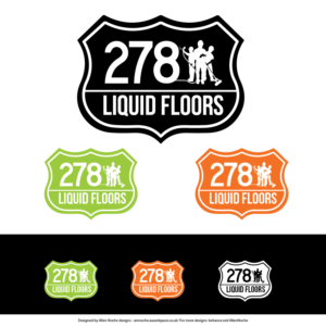 278 Liquid Floors | Logo Design by Noche designs