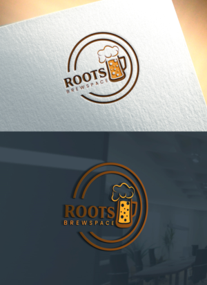 Roots BrewSpace | Logo Design by Art Lancer