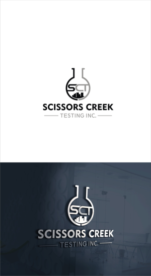 Either "Scissors Creek Testing Inc." or "SCT" | Diseño de Logo por warkaddarshan 2