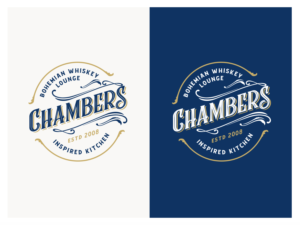 CHAMBERS Bohemian Whiskey Lounge - Inspired Kitchen | Logo-Design von wonderland