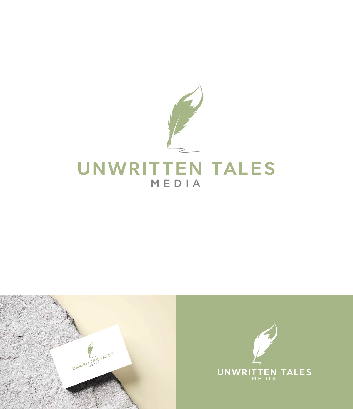 Logo Design by ecorokerz for Unwritten Tales Media | Design #26346218