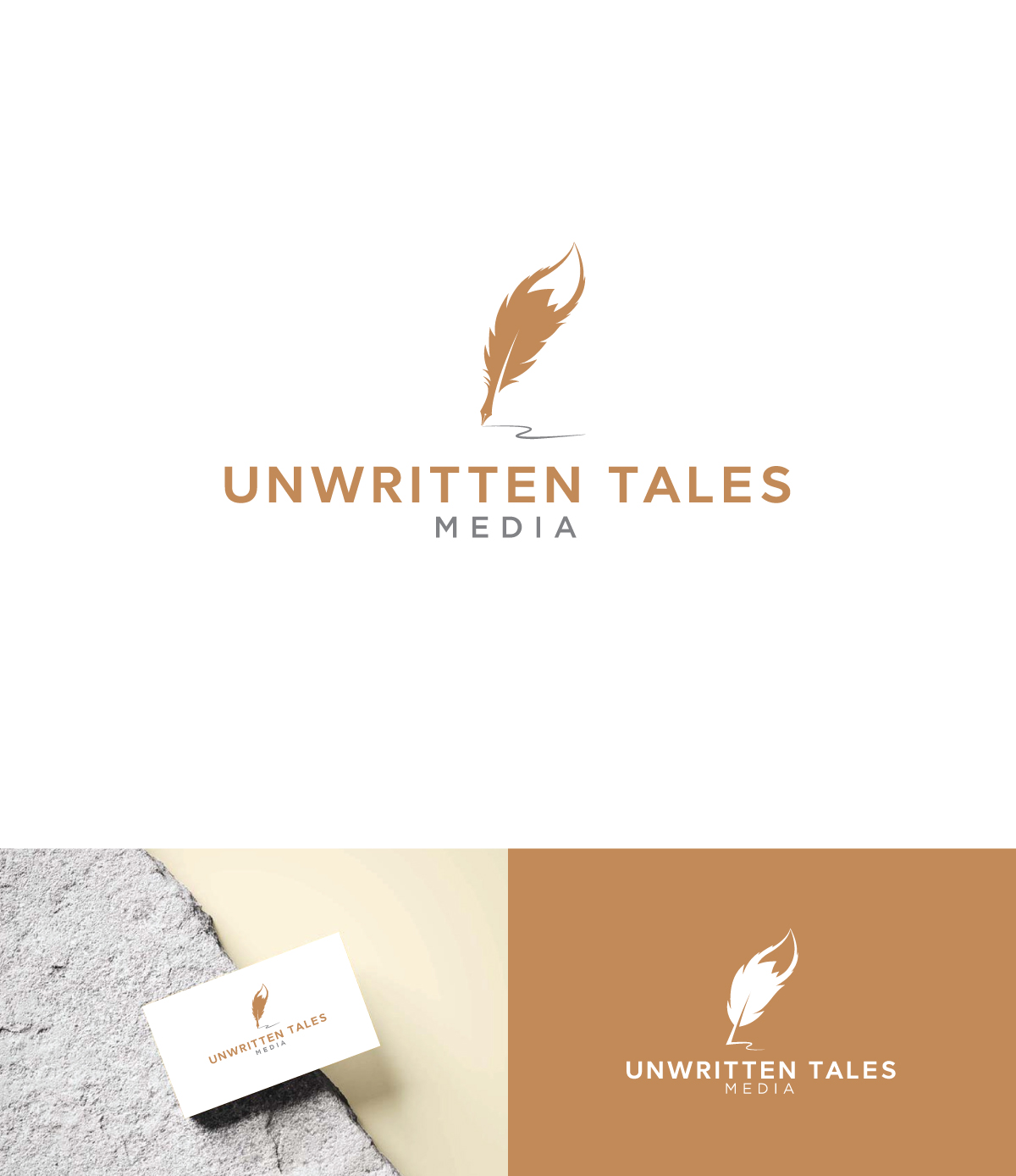 Logo Design by ecorokerz for Unwritten Tales Media | Design #26346220