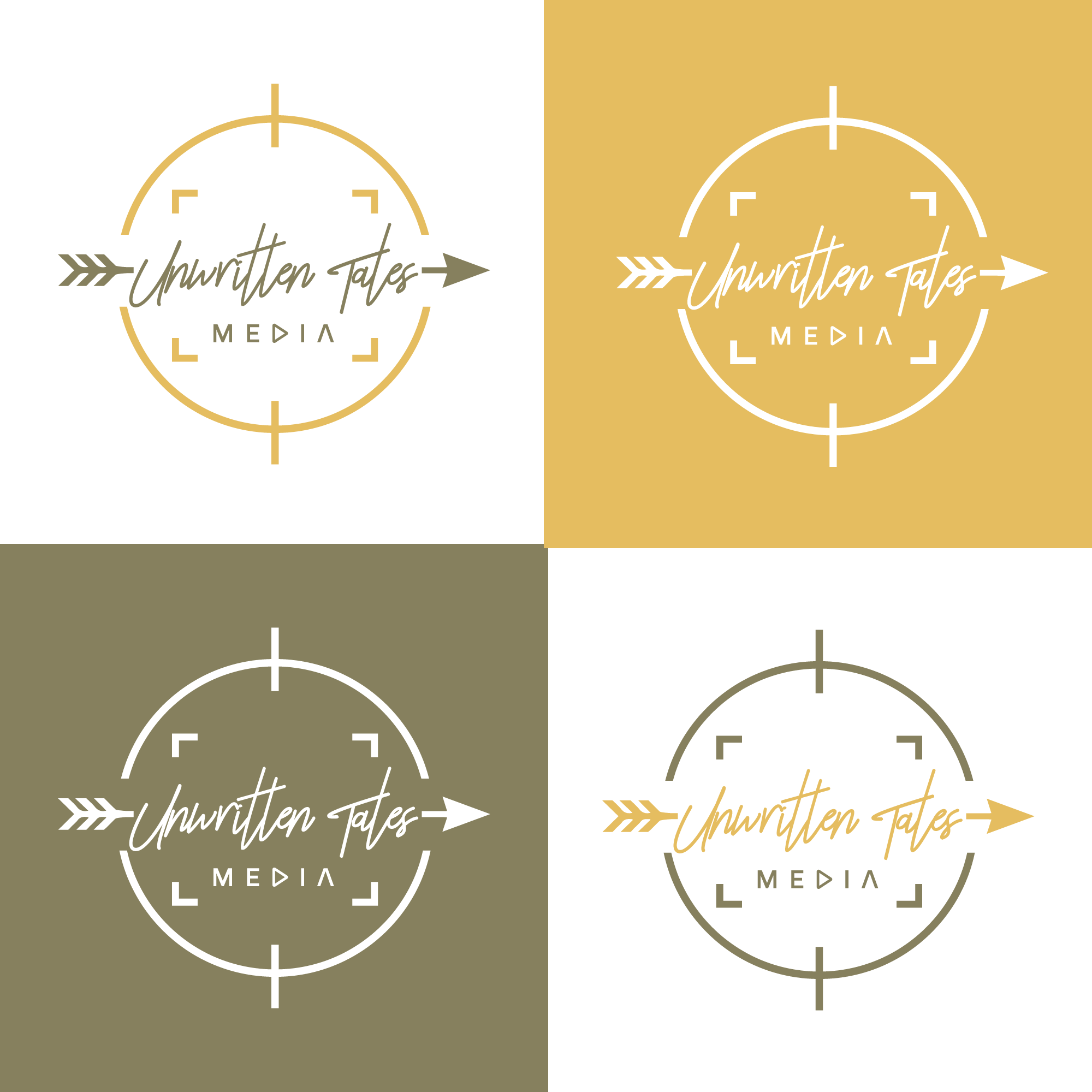 Logo Design by Zak deZign for Unwritten Tales Media | Design #26345306