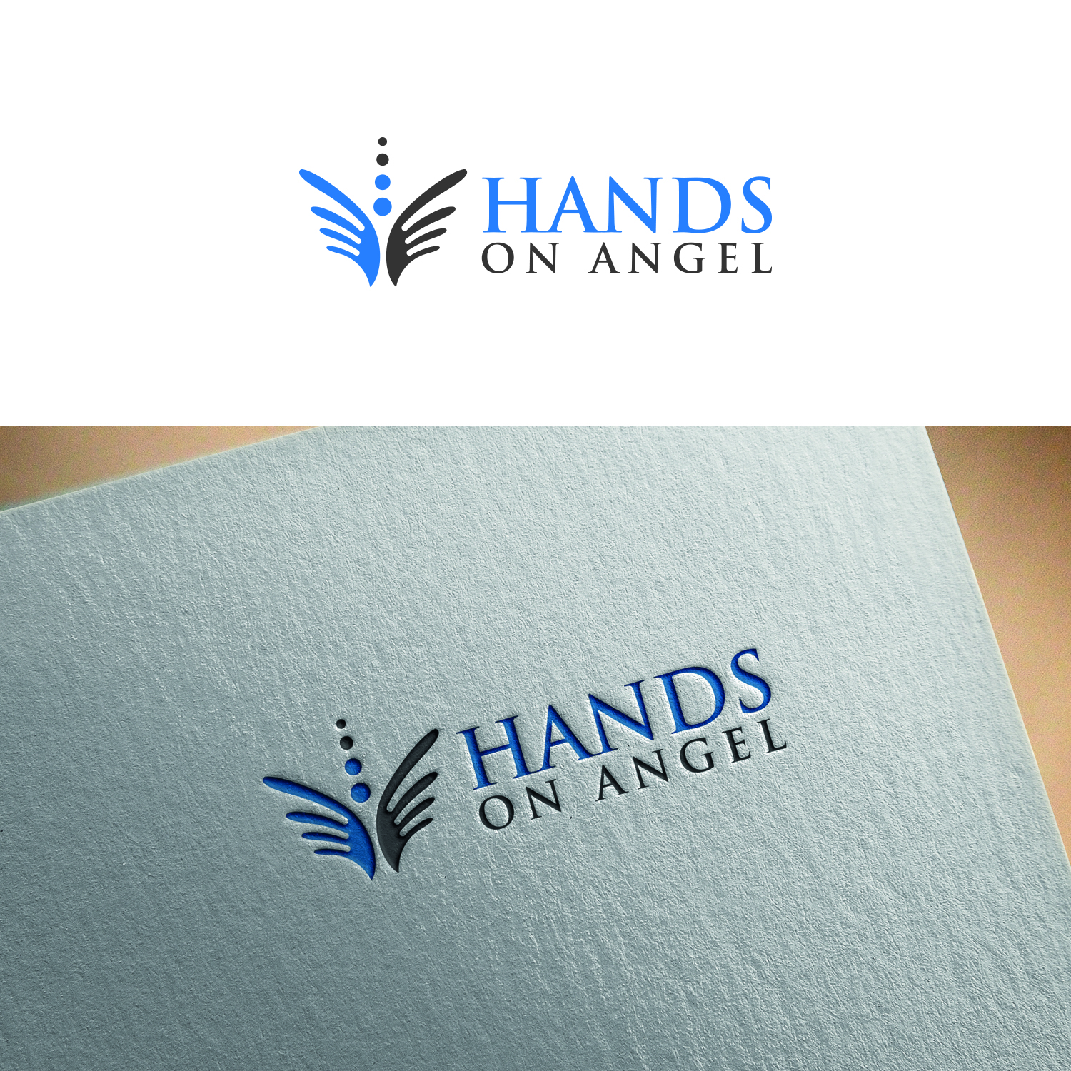Diseño de Logo por Maxo-Biz para Hands On Angel LLC | Diseño #26342158