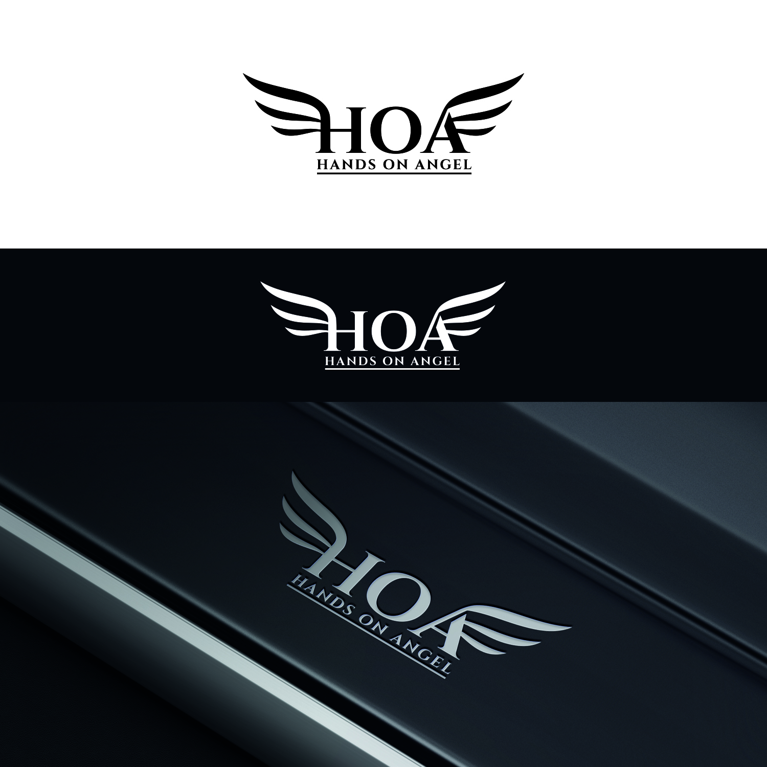 Diseño de Logo por Maxo-Biz para Hands On Angel LLC | Diseño #26342159