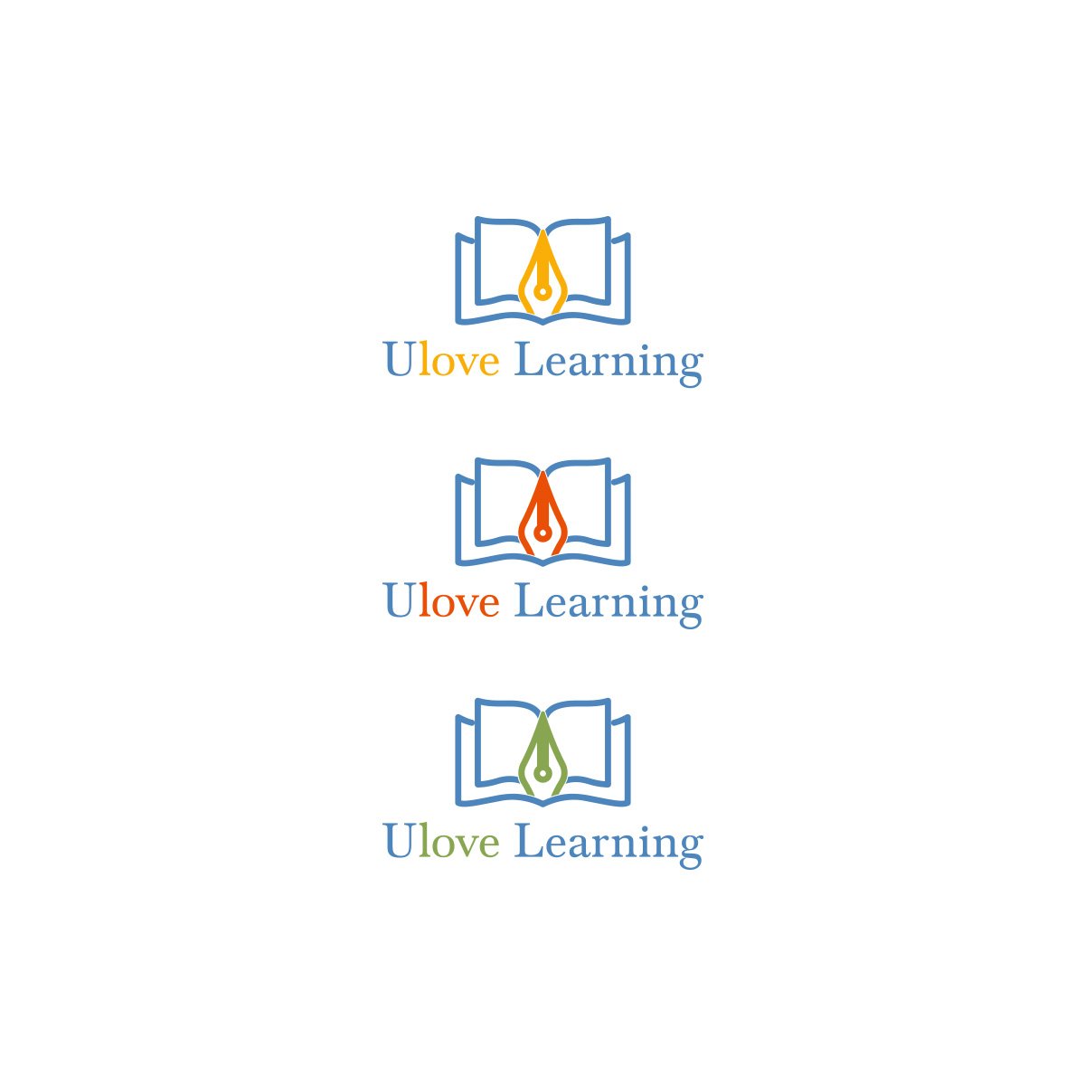 Logo Design by DesignDUO for ULove Learning | Design #26398366