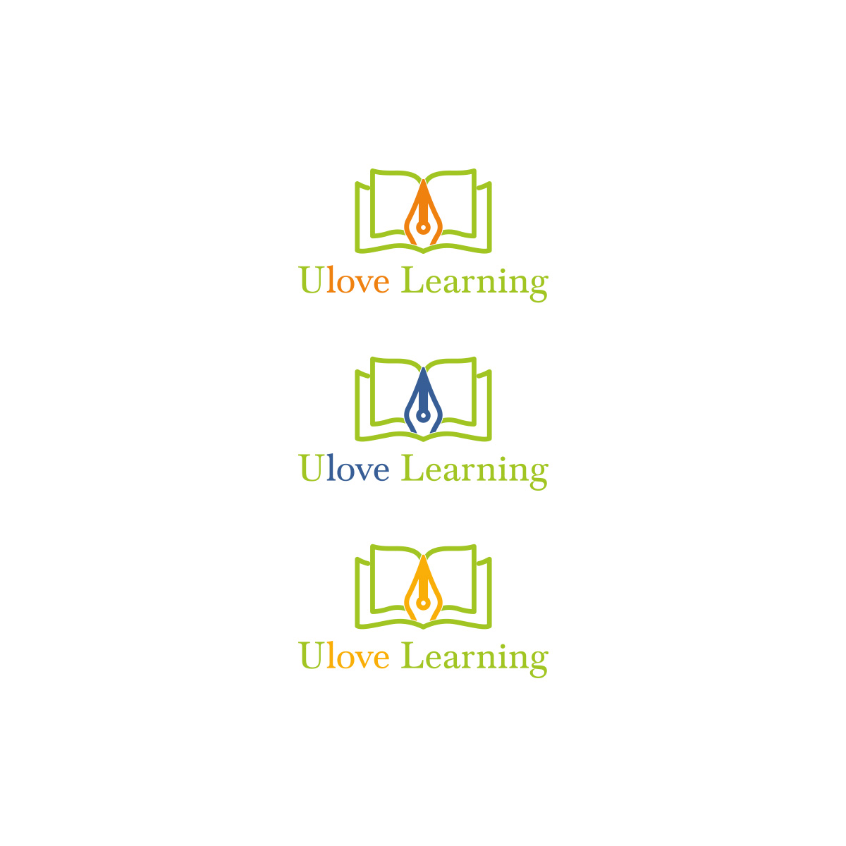Logo Design by DesignDUO for ULove Learning | Design #26398367
