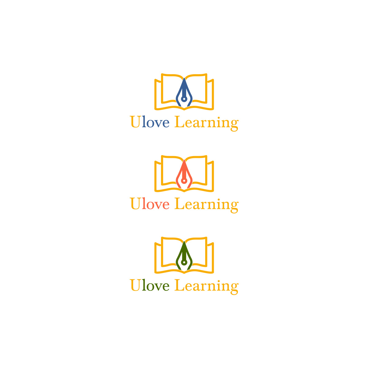 Logo Design by DesignDUO for ULove Learning | Design #26398368