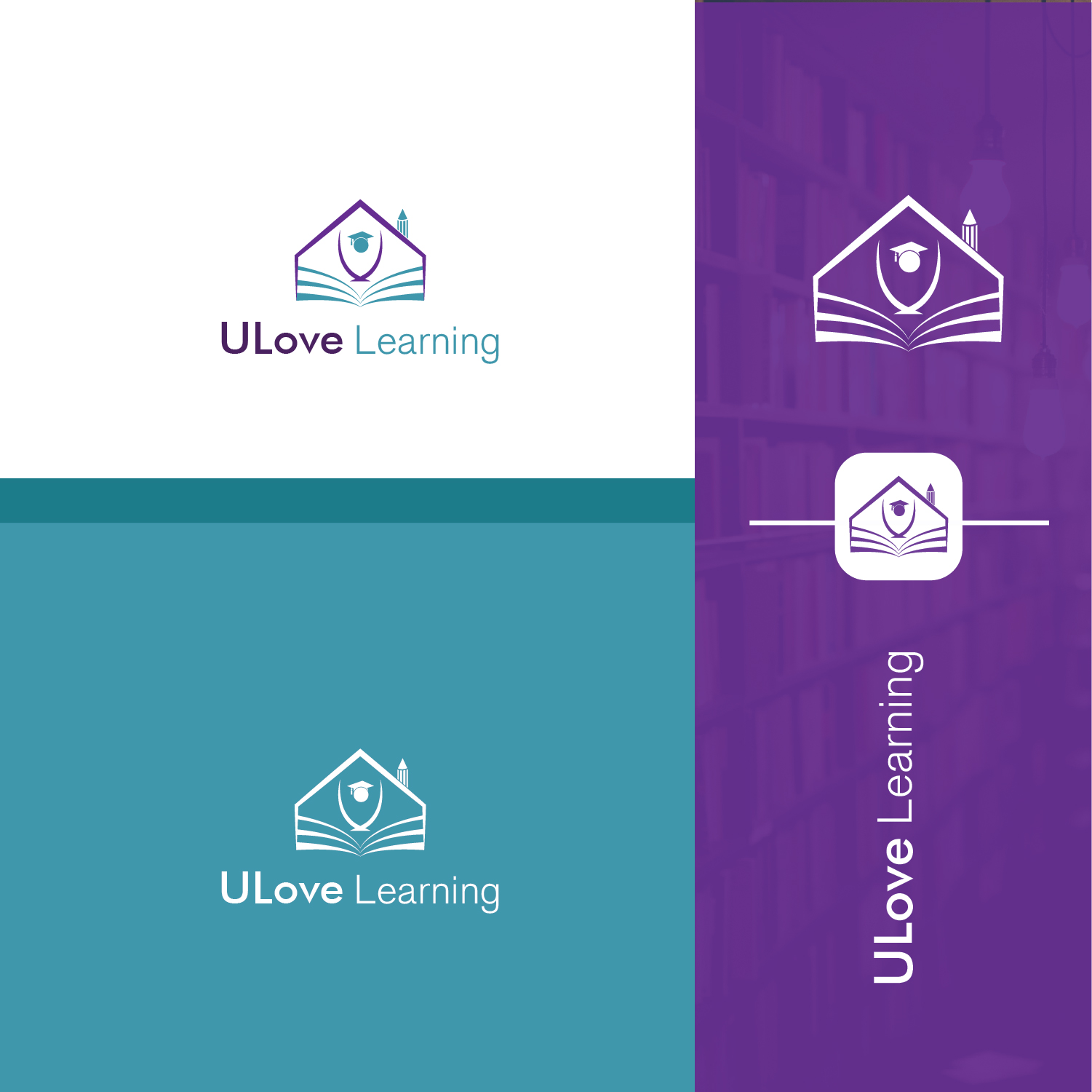 Logo Design by Maxo-Biz for ULove Learning | Design #26347534