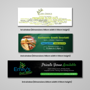 Diseño de Señalética por ecorokerz para Taste Greece food trading Ltd | Diseño: #26341061