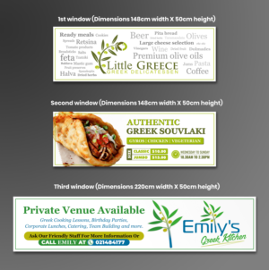 Diseño de Señalética por ecorokerz para Taste Greece food trading Ltd | Diseño: #26383451