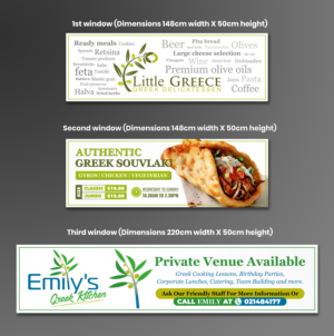 Diseño de Señalética por ecorokerz para Taste Greece food trading Ltd | Diseño: #26383452