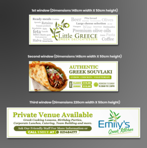 Diseño de Señalética por ecorokerz para Taste Greece food trading Ltd | Diseño: #26388892