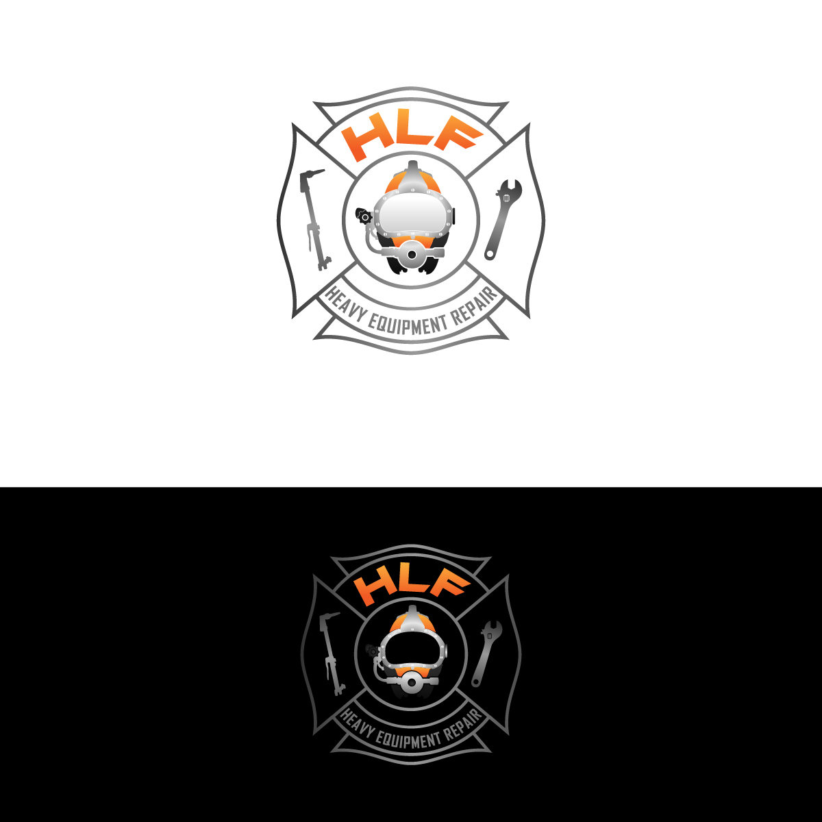 Logo Design by Deziners Zone for HLF Heavy Equipment Repair | Design #26343402
