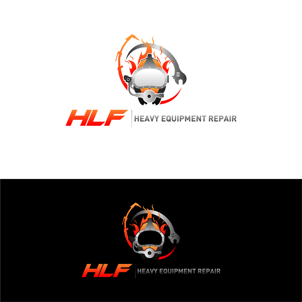 Logo Design by Deziners Zone for HLF Heavy Equipment Repair | Design #26363614
