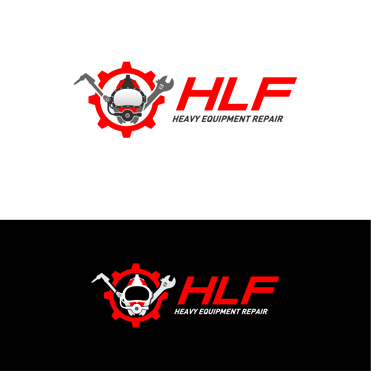 Logo Design by Deziners Zone for HLF Heavy Equipment Repair | Design #26363616