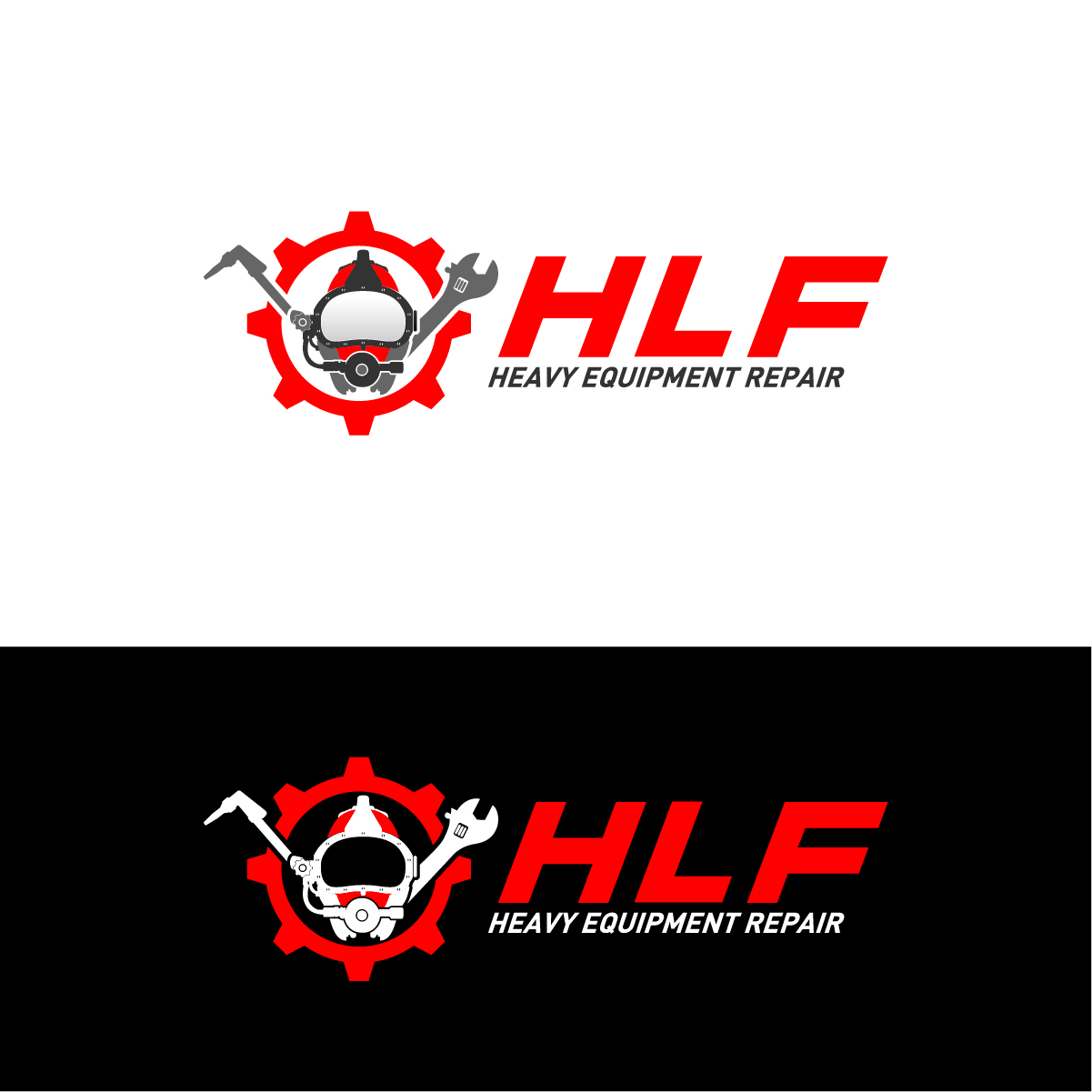 Logo Design by Deziners Zone for HLF Heavy Equipment Repair | Design #26428805