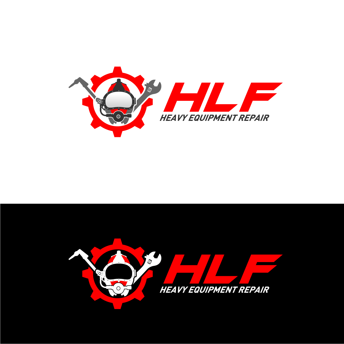 Logo Design by Deziners Zone for HLF Heavy Equipment Repair | Design #26428810