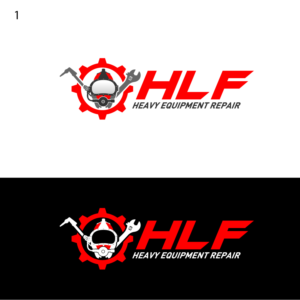 Logo Design by Deziners Zone for HLF Heavy Equipment Repair | Design: #26474563