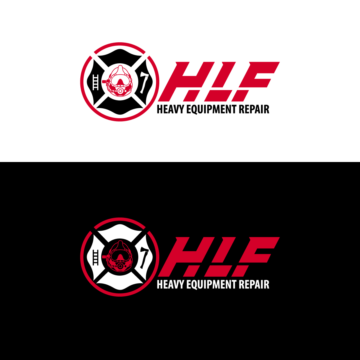 Logo Design by Graphic Bricks for HLF Heavy Equipment Repair | Design #26342785