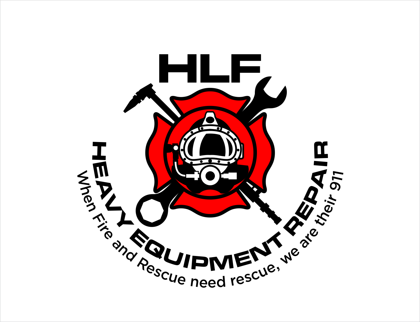 Logo-Design von BNdesigner für HLF Heavy Equipment Repair | Design #26372889