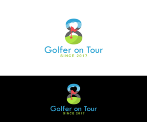 Golfer on Tour | Since 2017 / | Logo Design by Art Lancer