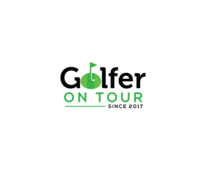 Golfer on Tour | Since 2017 / | Logo Design by ecorokerz