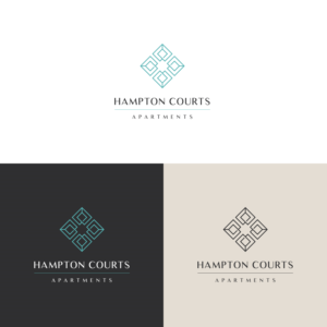 Hampton Courts Apartments | Logo-Design von fauxdesigns