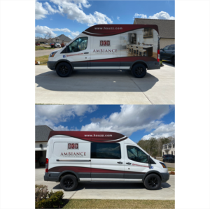 Kitchen Cabinet Company Van Wrap / Partial Wrap with Spot Graphics | Car Wrap Design by vintana