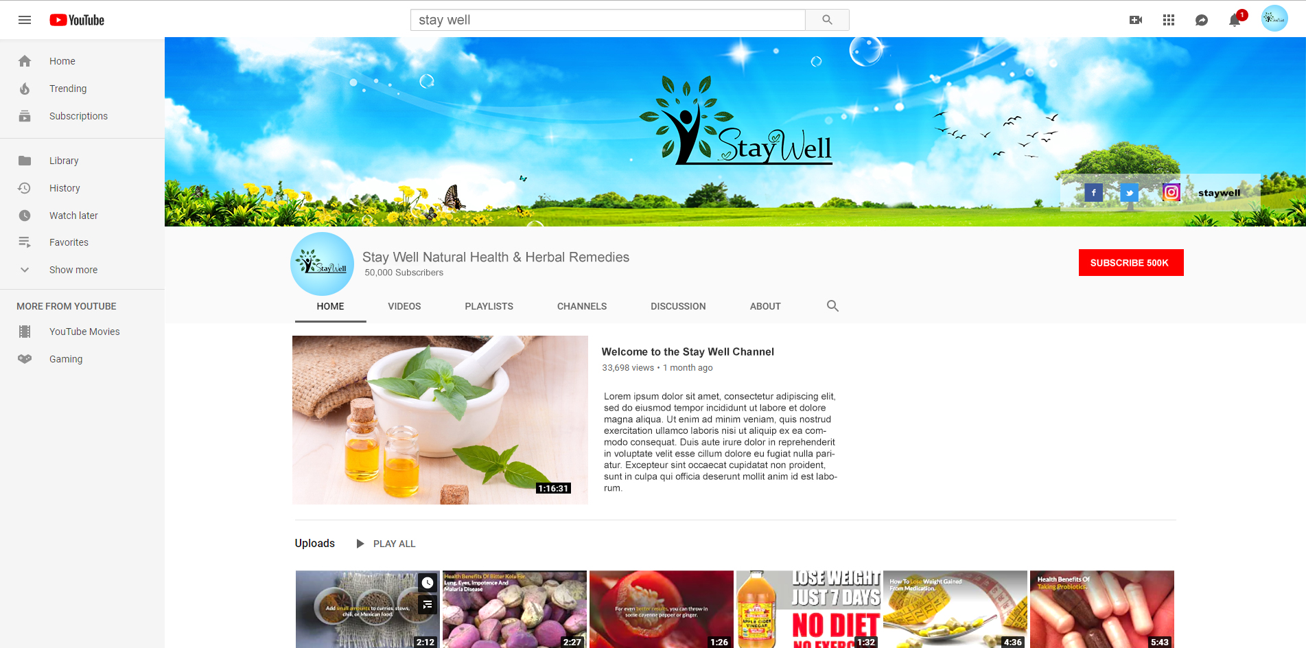 YouTube Design by chipchip15 for this project | Design #26345539