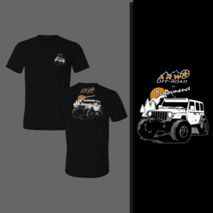 ARW Offroad & Performance  - Jeep shop t-shirt | Diseño de Camiseta por CREARTIVE
