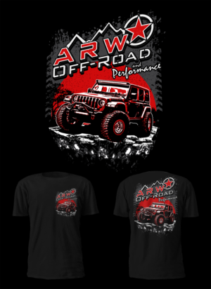 T-Shirt-Design von D'Mono für ARW Offroad & Performance | Design: #26356892