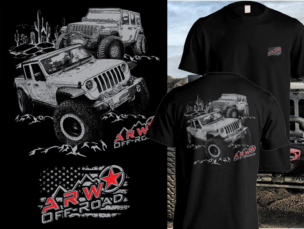 Design de T-shirt par HDCREATION pour ARW Offroad & Performance | Design : #26380958