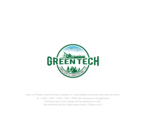 "Green Tech Lawn Care & Landscaping, LLC" | Logo Design by Ochieng