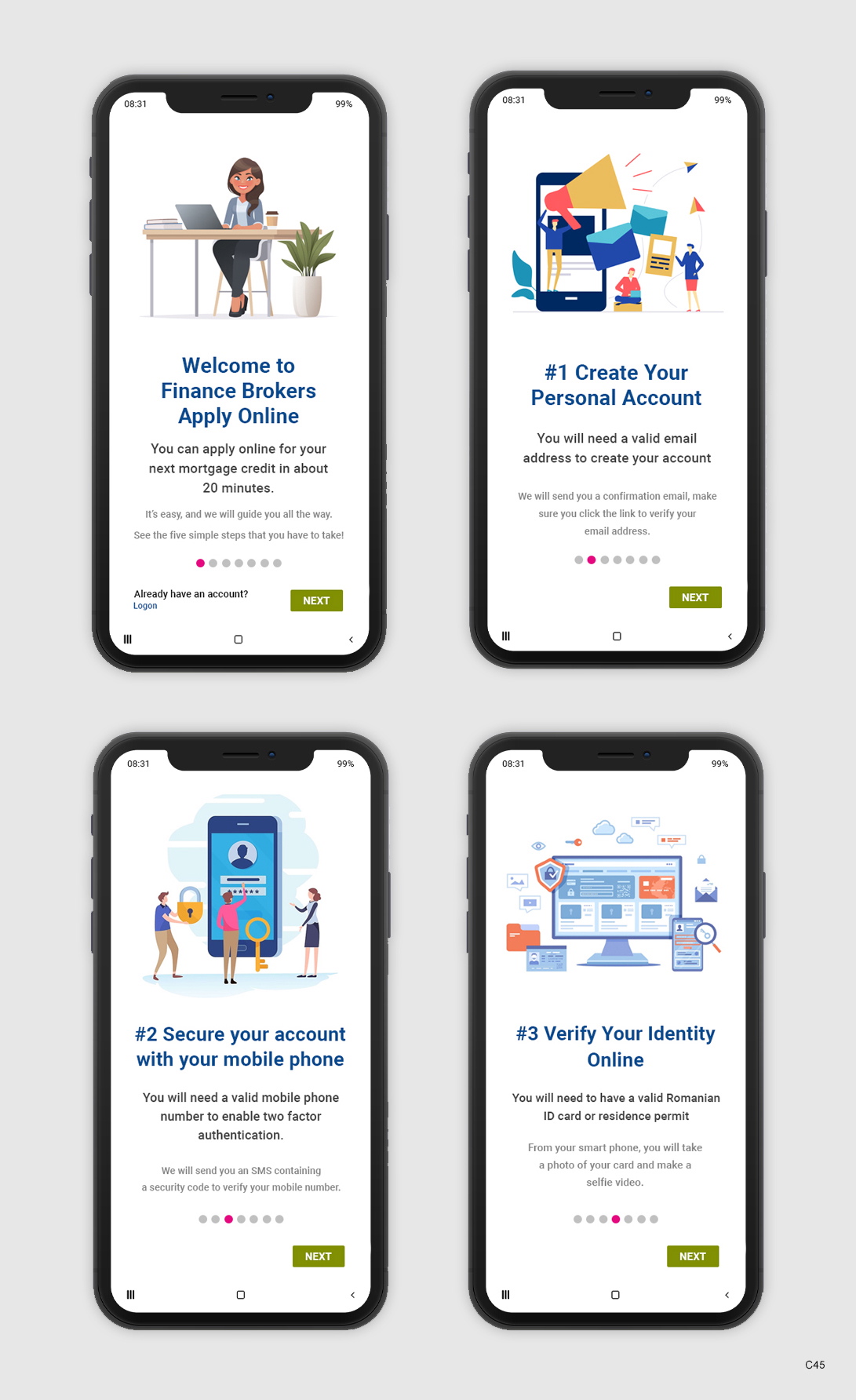 Web Design par pb pour Finance Brokers Network | Design #26355031
