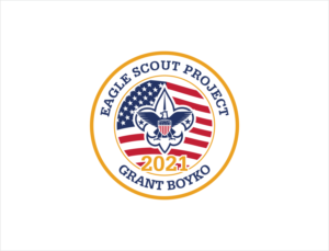 Eagle Scout Project (top of logo, instead of "Live Scouting's Adventure") Grant Boyko (bottom of logo, instead of "National Jamboree") Year on Logo 2021 (instead of 2017) | Design de Logo par BNdesigner