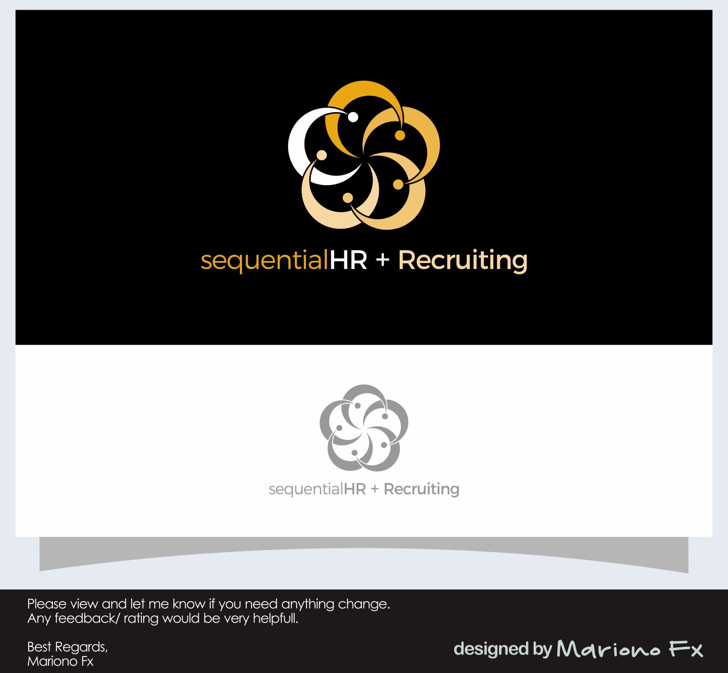 Design de Logo par Mariono Fx pour sequentialHR + recruiting | Design #26352645