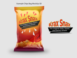 "Krax", " Krax Snax", and/or "The Original Salty, Sweet, and Savory Snack!"" | Diseño de Logo por mam1