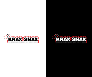 "Krax", " Krax Snax", and/or "The Original Salty, Sweet, and Savory Snack!"" | Diseño de Logo por uitaki