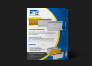 Traffic product supplier - Temporary Raised Pavement Markers | Flyer Design by GraphicsGuru