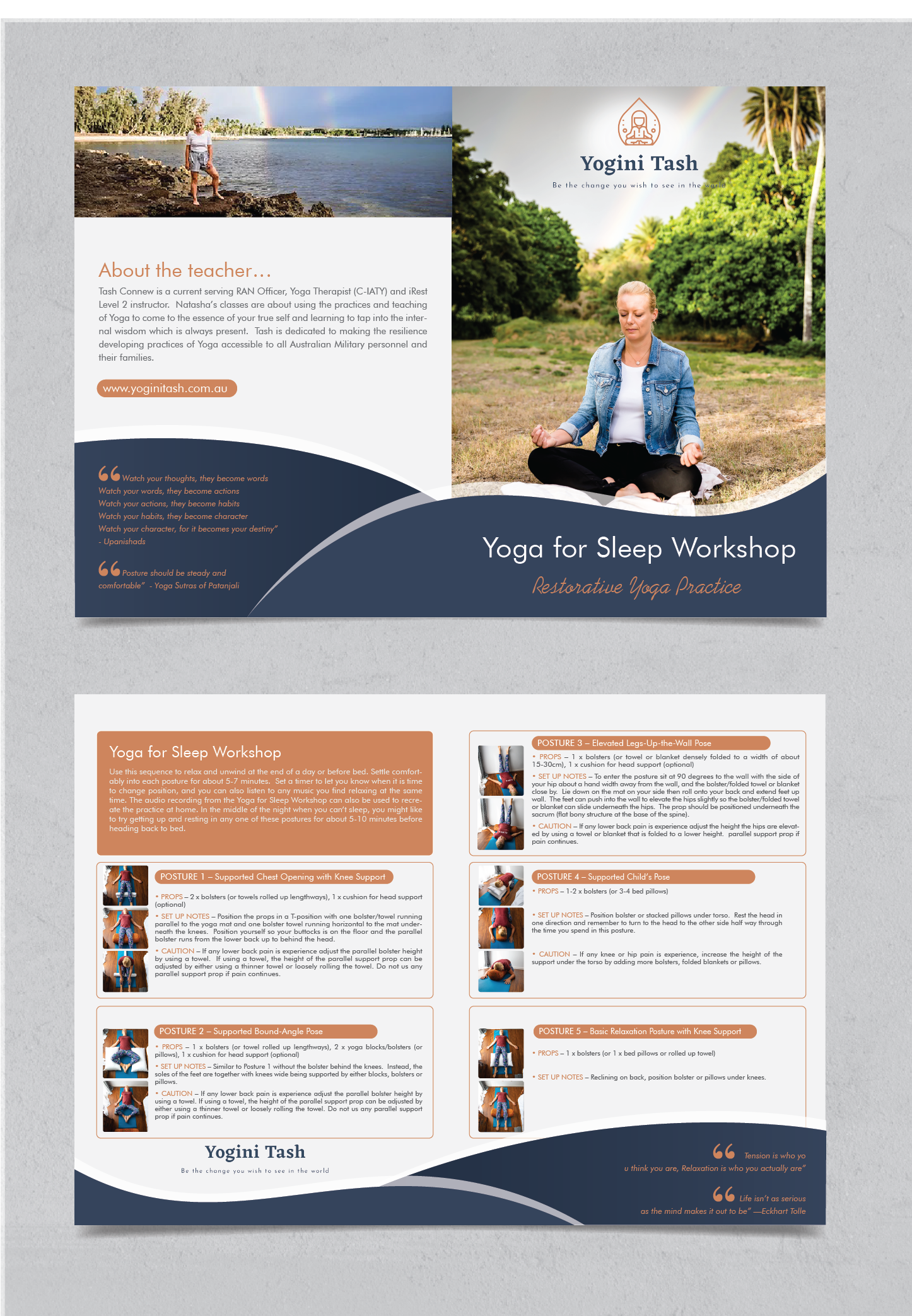 Flyer Design by alex989 for Yogini Tash | Design #26363521