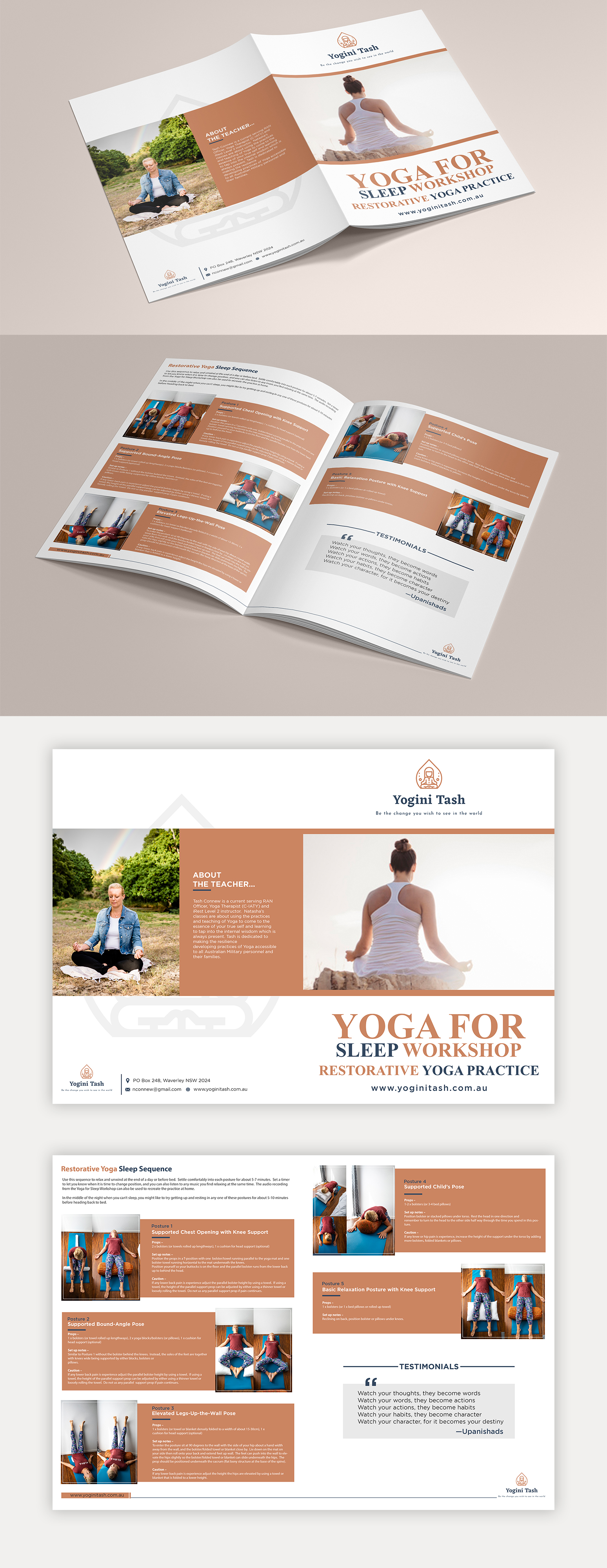 Design de Flyer par debdesign pour Yogini Tash | Design #26357162