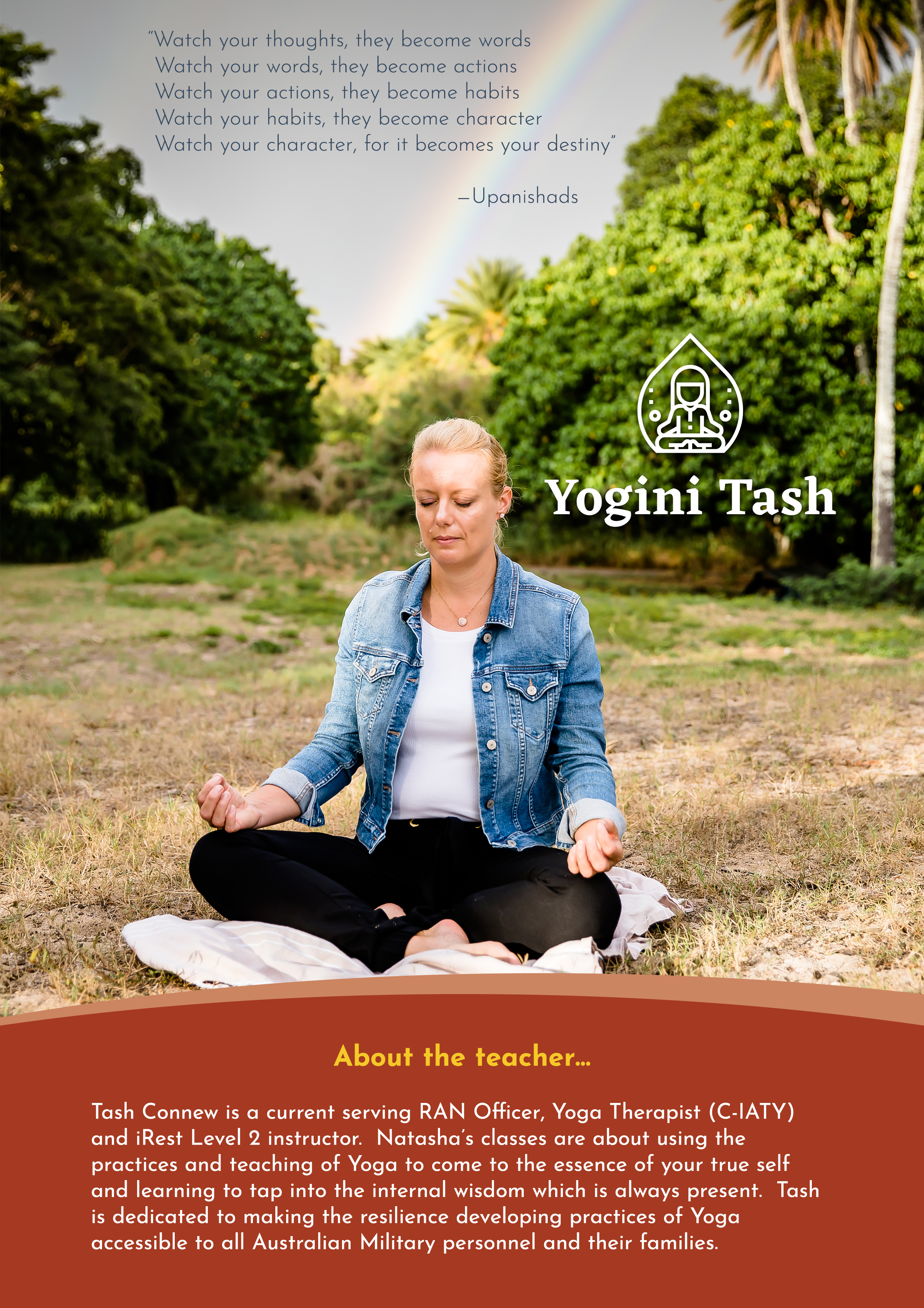 Flyer Design by Hristo Itchov for Yogini Tash | Design #26350977