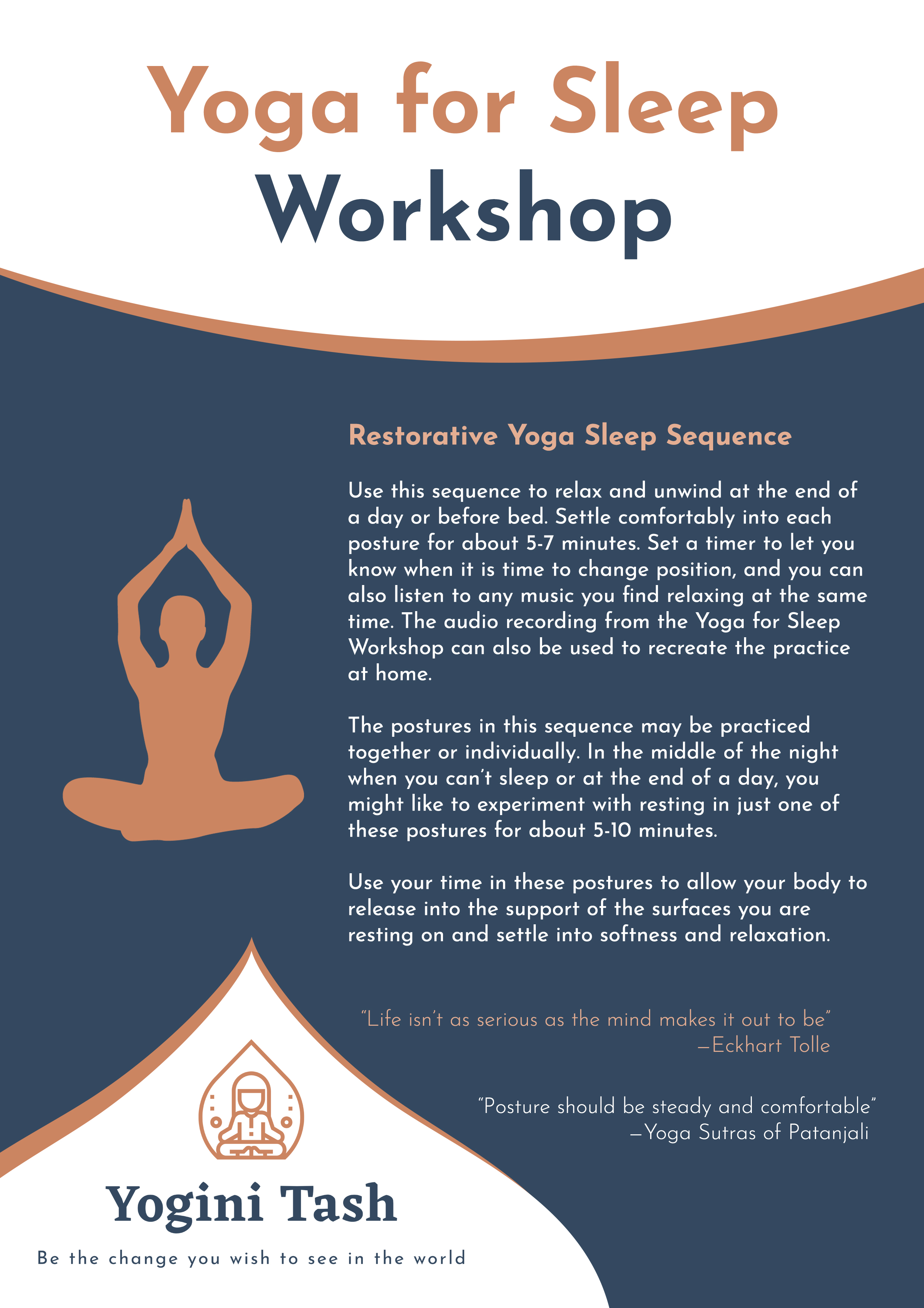 Flyer Design by Hristo Itchov for Yogini Tash | Design #26367770