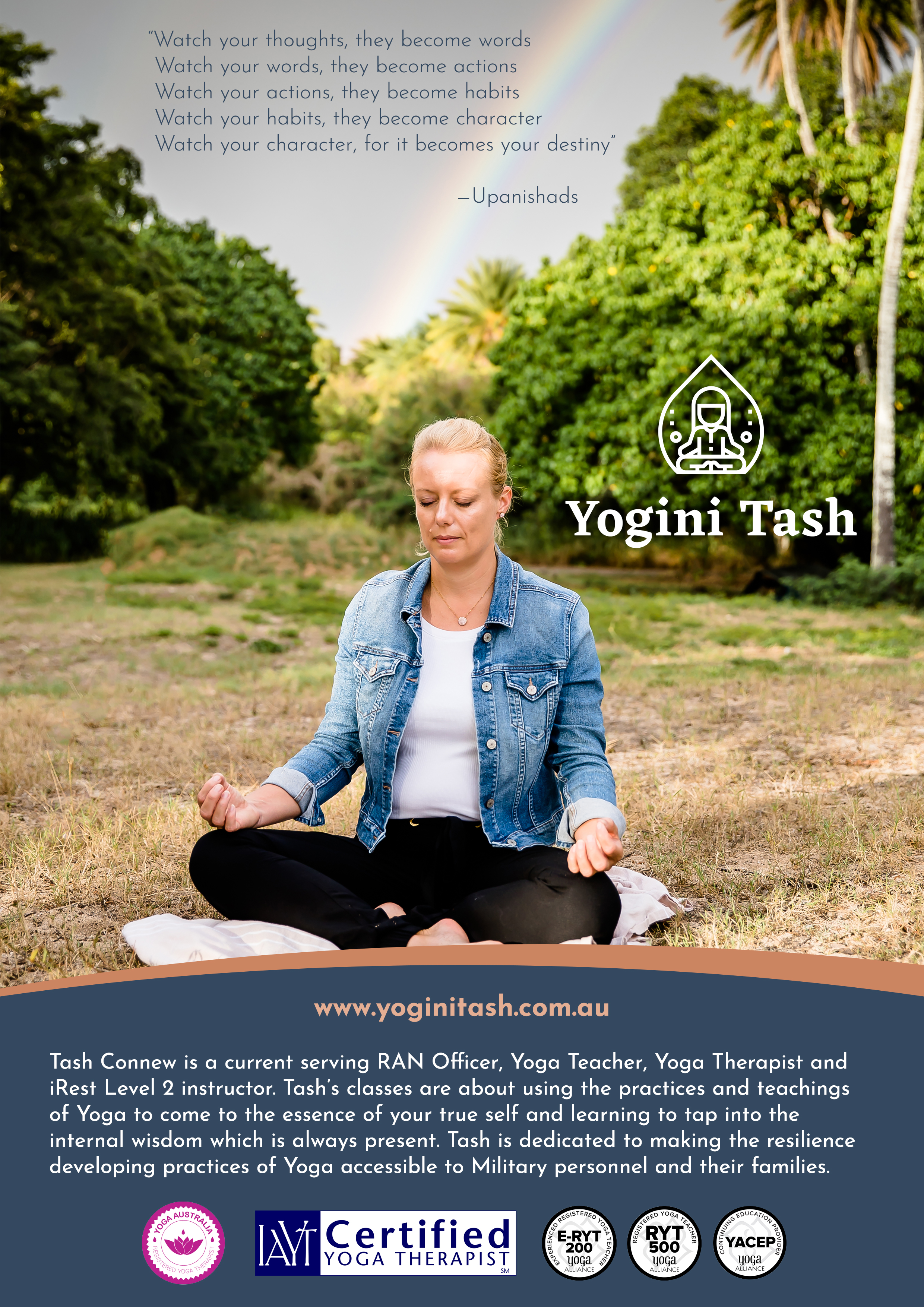 Flyer Design by Hristo Itchov for Yogini Tash | Design #26376241