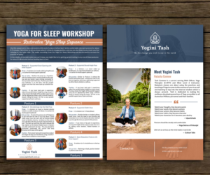 Flyer Design by Schöpfer for Yogini Tash | Design: #26356040