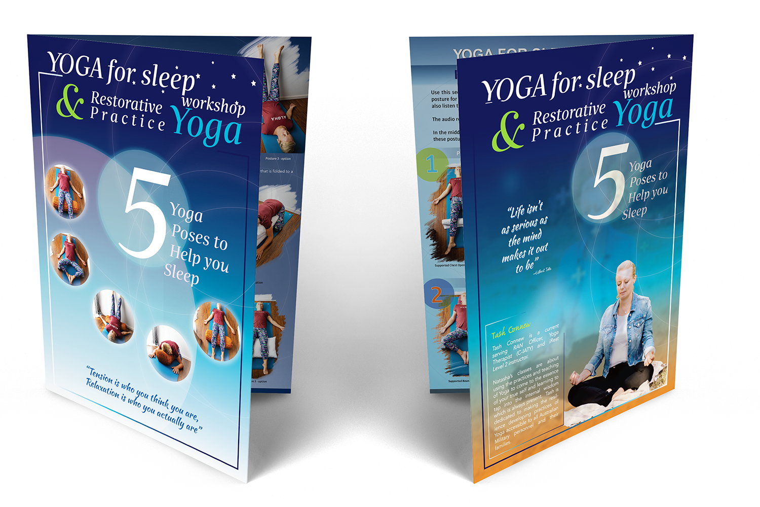Flyer Design by Ninja creative for Yogini Tash | Design #26360982