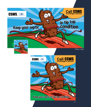 CSWS "Poo" Cartoon Illustrations | Grafik-Design von ally designs