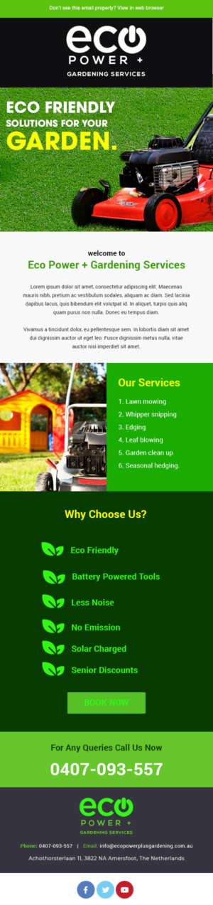 Email Marketing Design by Expert Designer