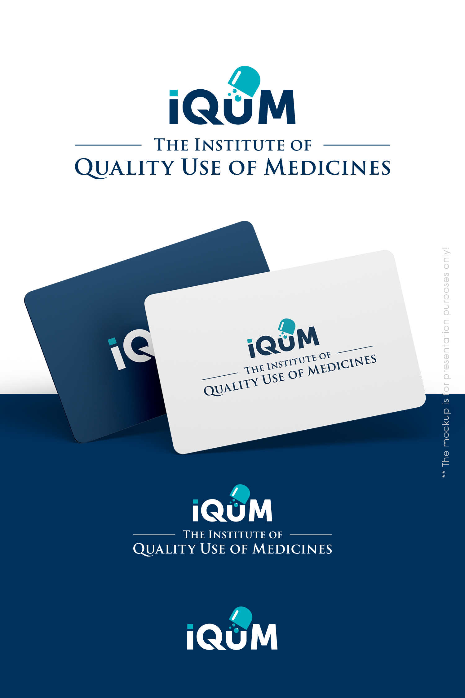 Logo Design by designbysy for The Institute of Quality Use of Medicines | Design #26353779